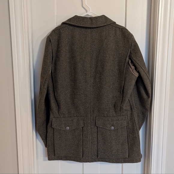 Vintage Swedish Military Wool Field Jacket sz L - Picture 7 of 8